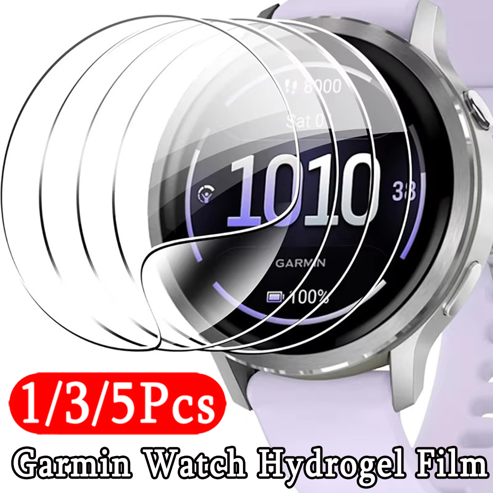 Hydrogel Screen Protector - 1-5 個の時計ハイドロゲルフィルムガーミン Venu 4 41 ミリメートル