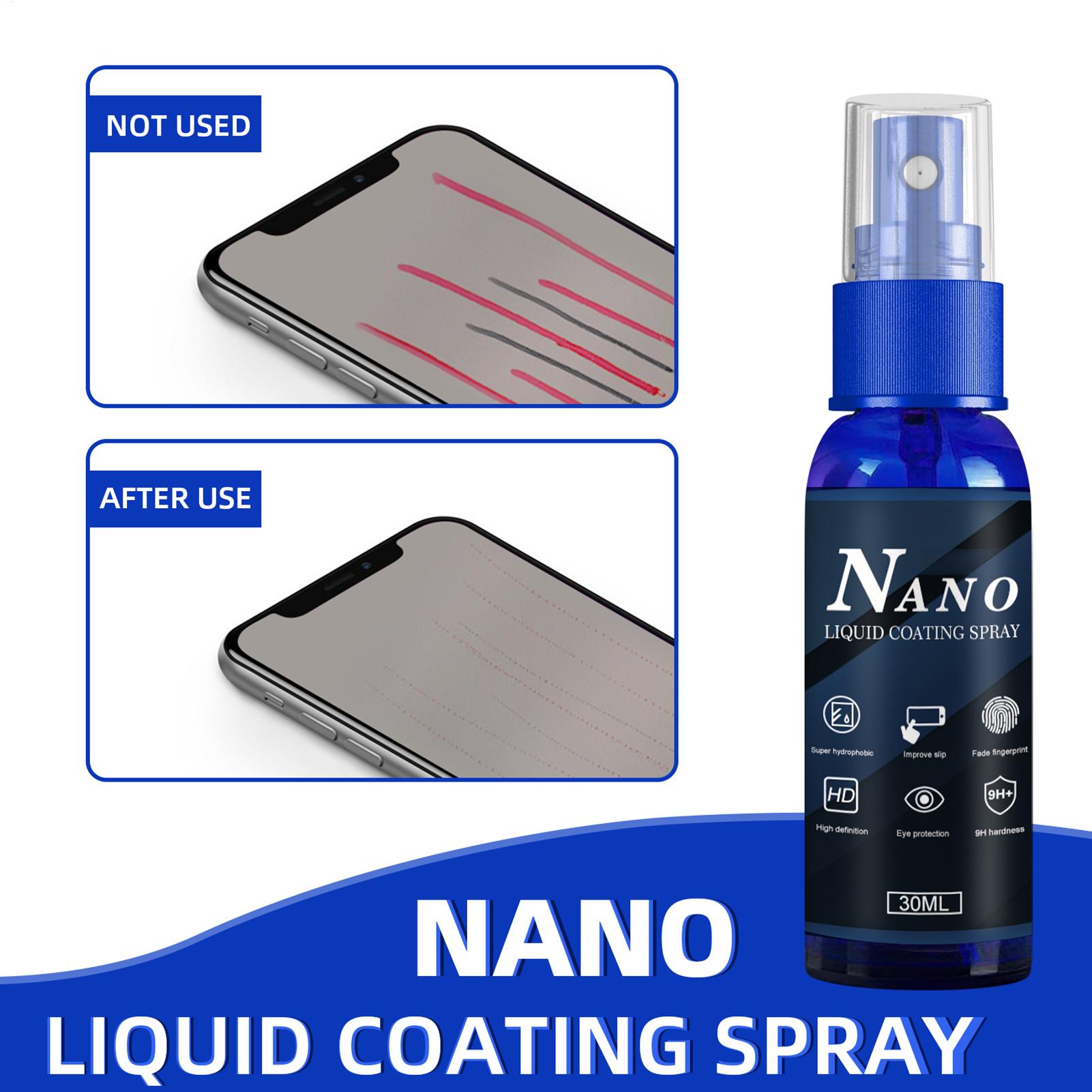 Oleophobic Coating Spray - アンチスクラッチコーティング保護スプレー疎水性疎油性スクリーンフィルム液体プロテクター 30 ミリリットルスクリーンスプレー電話アクセサリー