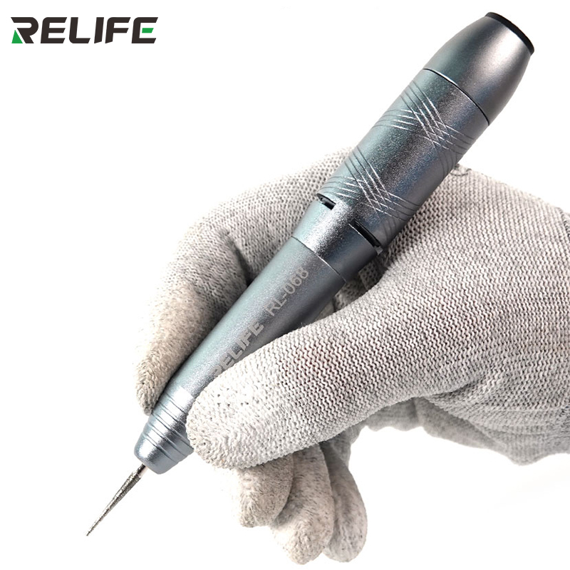 Screen Protector Cutter - RELIFE RL-068 電気調整研削ペン携帯電話 CPU 修理切削工具ミニ研削研磨ペンマシンキット