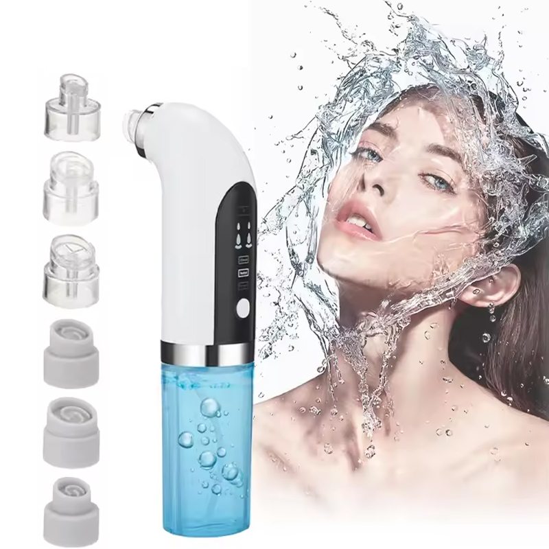 Air Bubble Remover - 水ダーマブレーションハイドラピーリングアクアフェイシャルクリーンビューティーマシン小型バブル電動ブラックヘッドリムーバー真空クリーナー