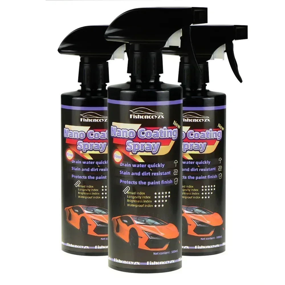 Nano Liquid Coating - 車用セラミック 10H コーティングポリッシュ ナノガラスメッキ クリスタル液体 疎水性コーティング