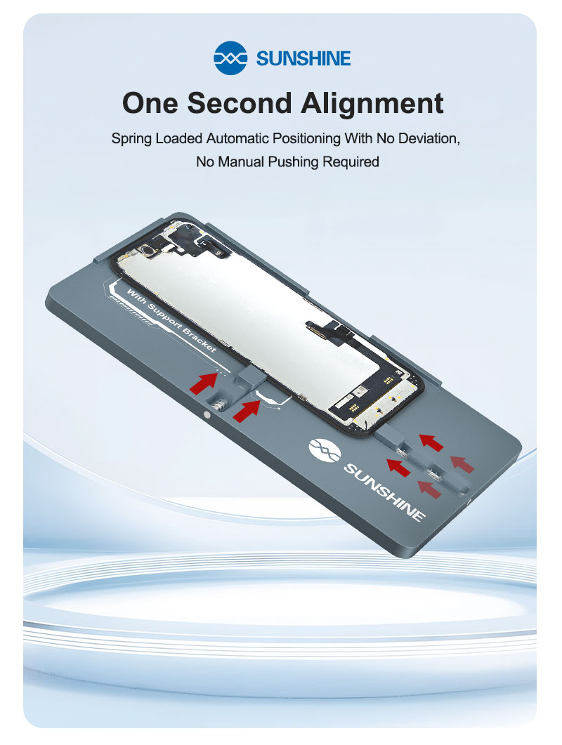 Screen Alignment Tool - SUNSHINE SS-061A フレームアライメントラミネート成形金型 iPhone 12-17用 1秒で正確な位置決め