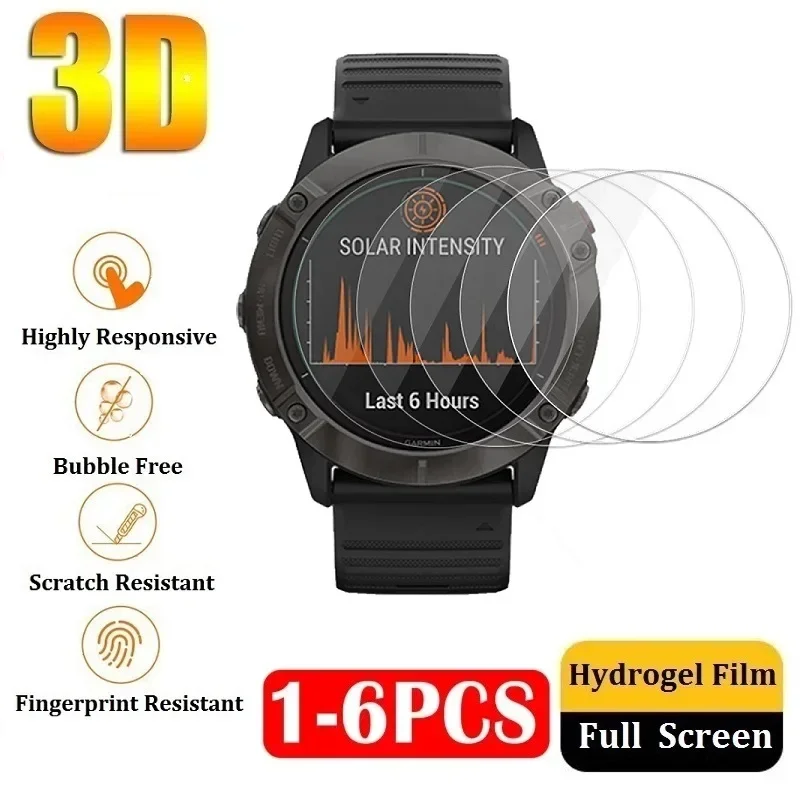 Hydrogel Screen Protector - スクリーンプロテクター,ガーミンフェニックス用ヒドロゲルフィルム7x7s 7 6x6s 6 pro fenix