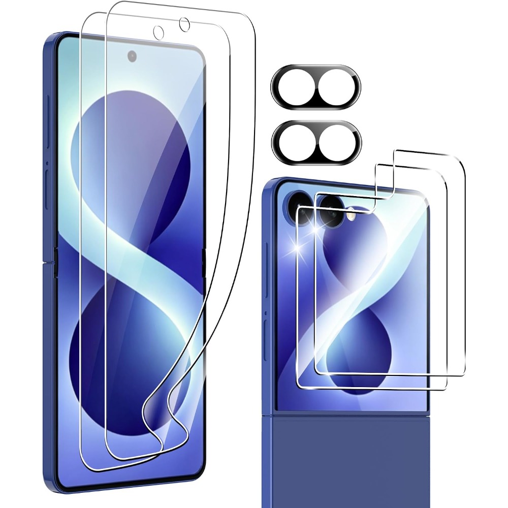 Tempered Glass Screen 9H - 9H 硬度強化ガラスインナー + バック + アウタースクリーンプロテクター