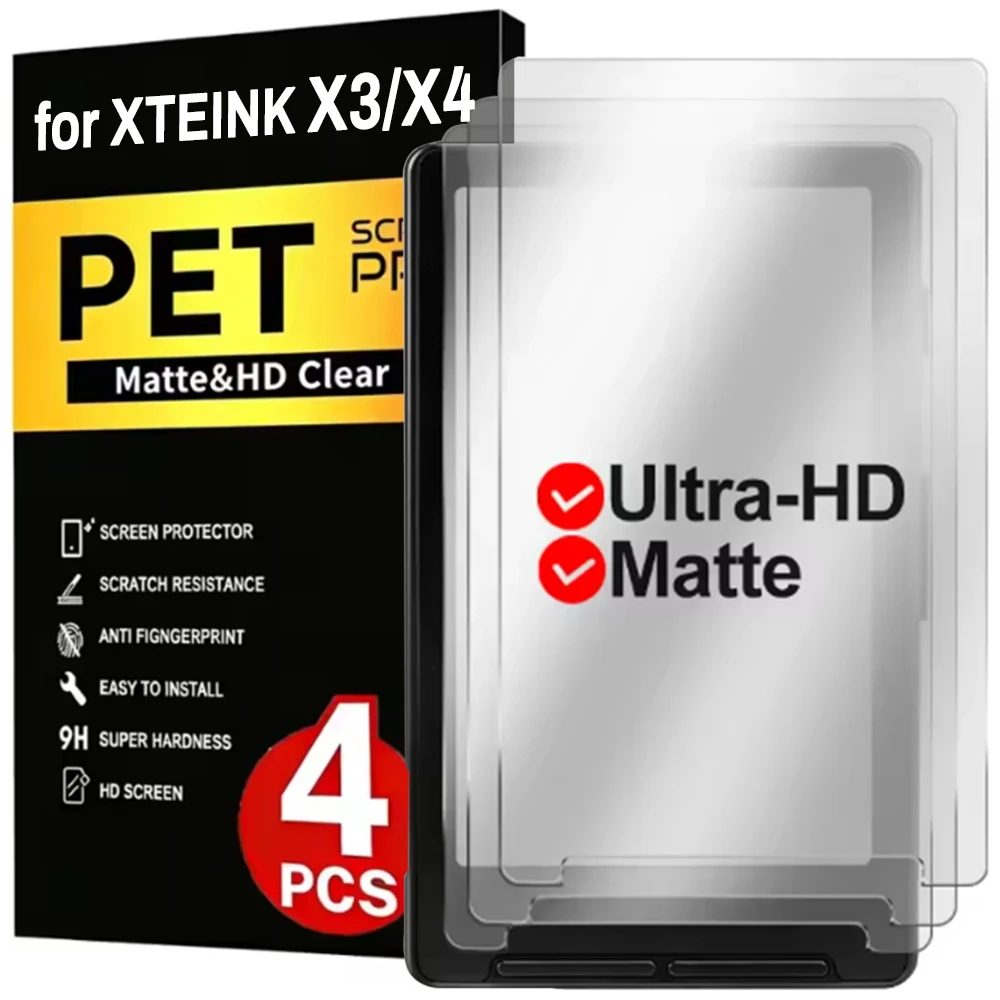 Matte Anti Glare Screen - 1-4 個のソフト PET フルカバー保護フィルム XTEINK X3