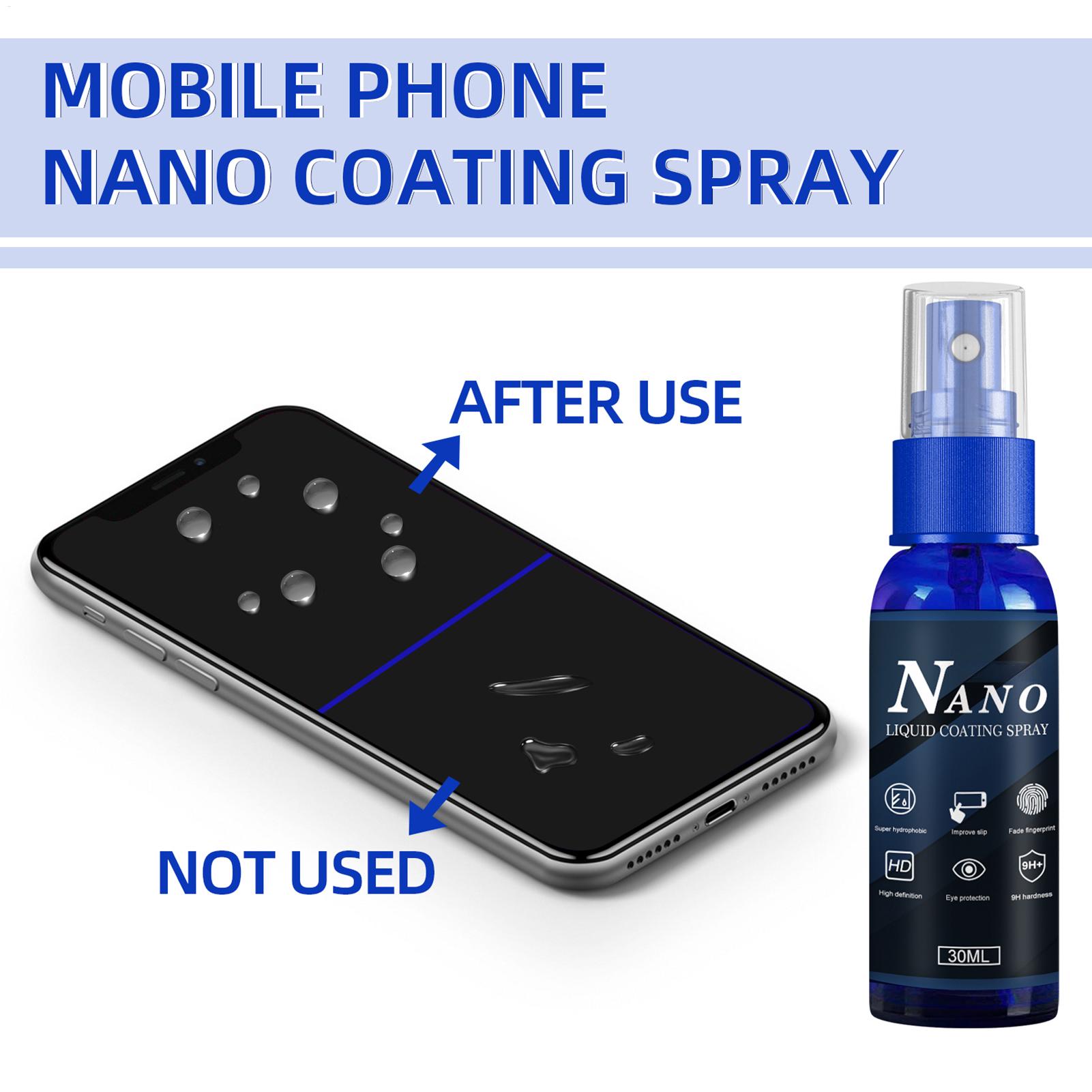 Oleophobic Coating Spray - アンチスクラッチコーティング保護スプレー疎水性疎油性スクリーンフィルム液体プロテクター電話アクセサリー 30 ミリリットルスクリーンスプレー