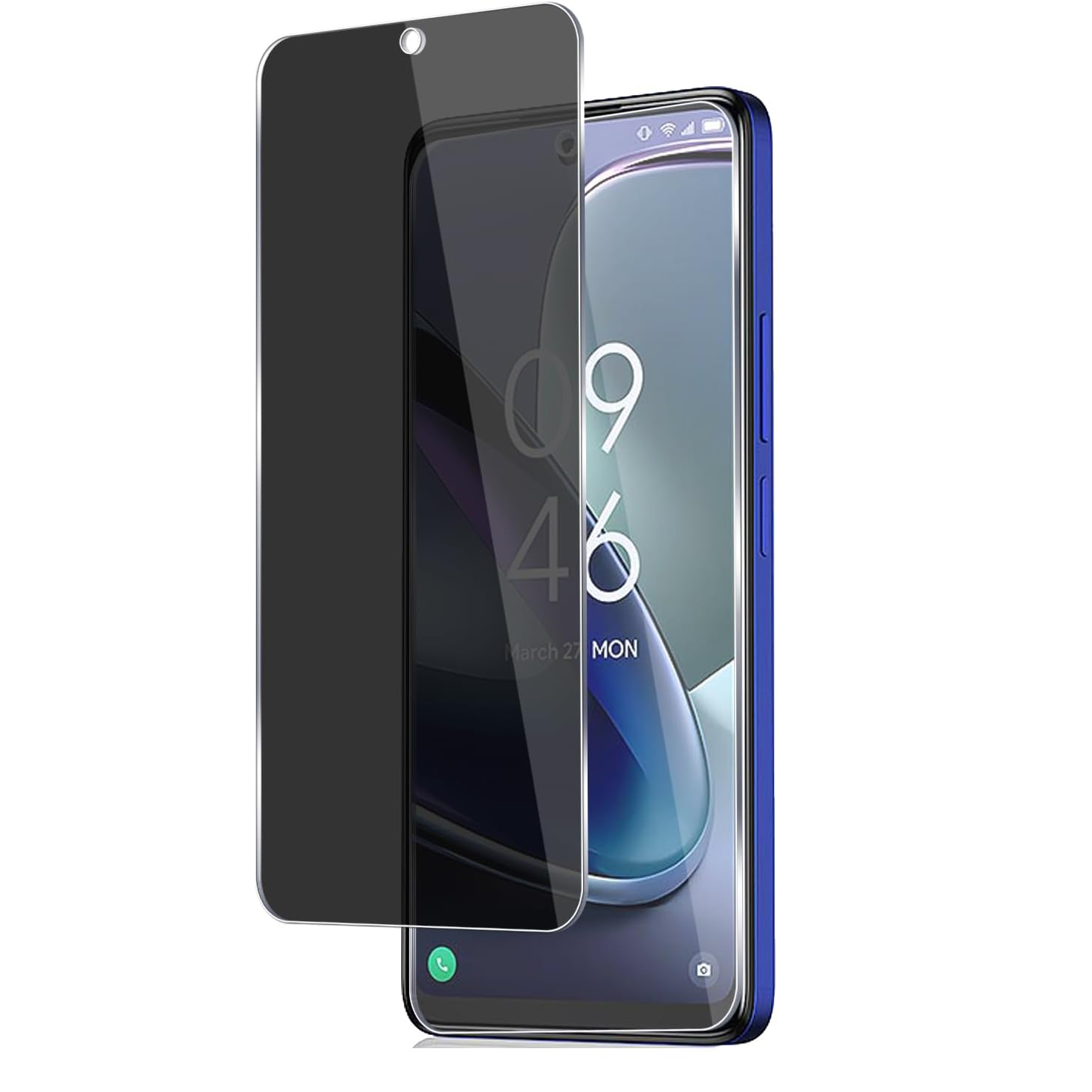 Privacy Filter 2Pack - [2枚組] TCL 50 5G プライバシーフィルター 強化ガラスフィルム