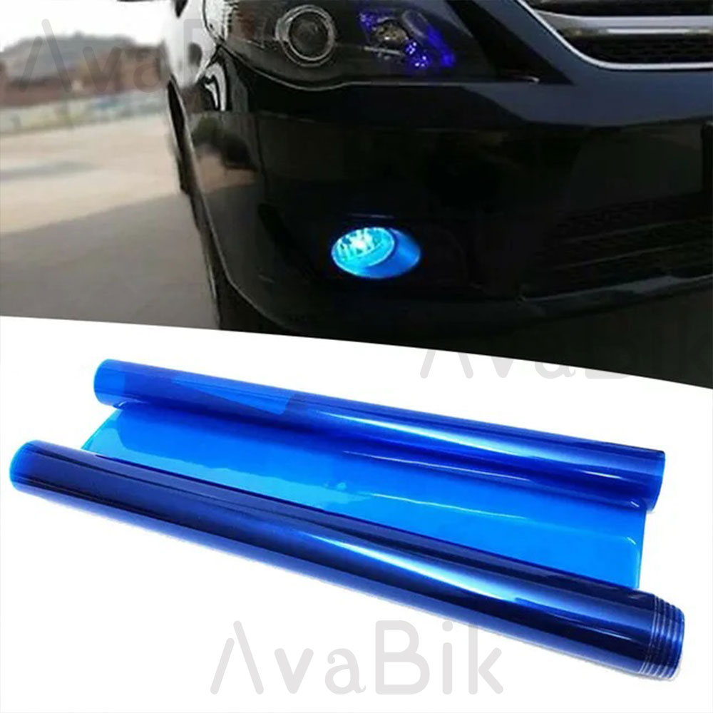 Anti Blue Light Film - 30 センチメートル車のヘッドライトブルーティントフィルム PVC 車のヘッドライト変色フィルム自動ランプアンチスクラッチ保護ライトステッカー