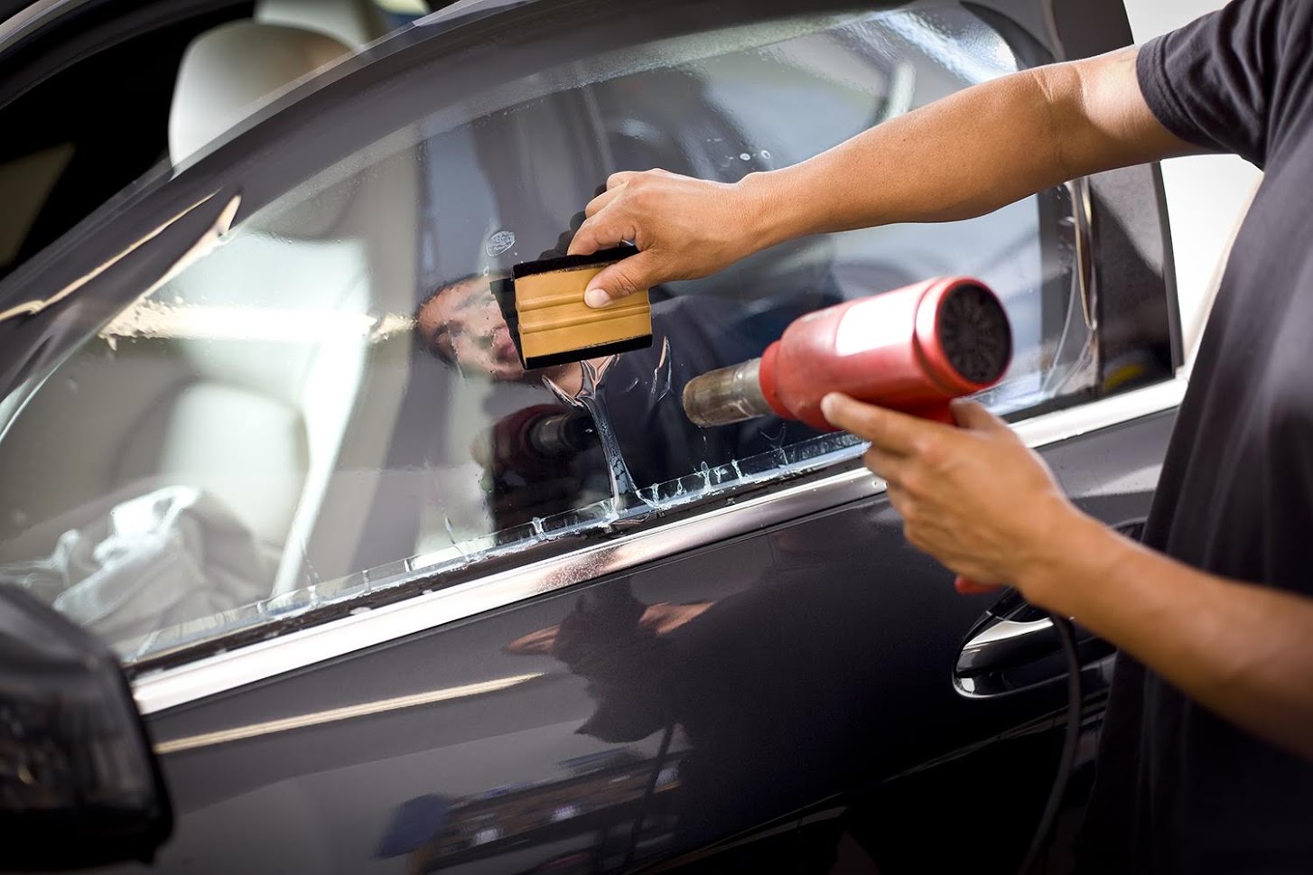 Glass Protector Auto - セラミックフィルム,高耐熱性ナノ,自動車用ガラス,ソーラーティント,窓フィルム,プロテクター,100%,サイズ50, 55, 58x152cm,超品質