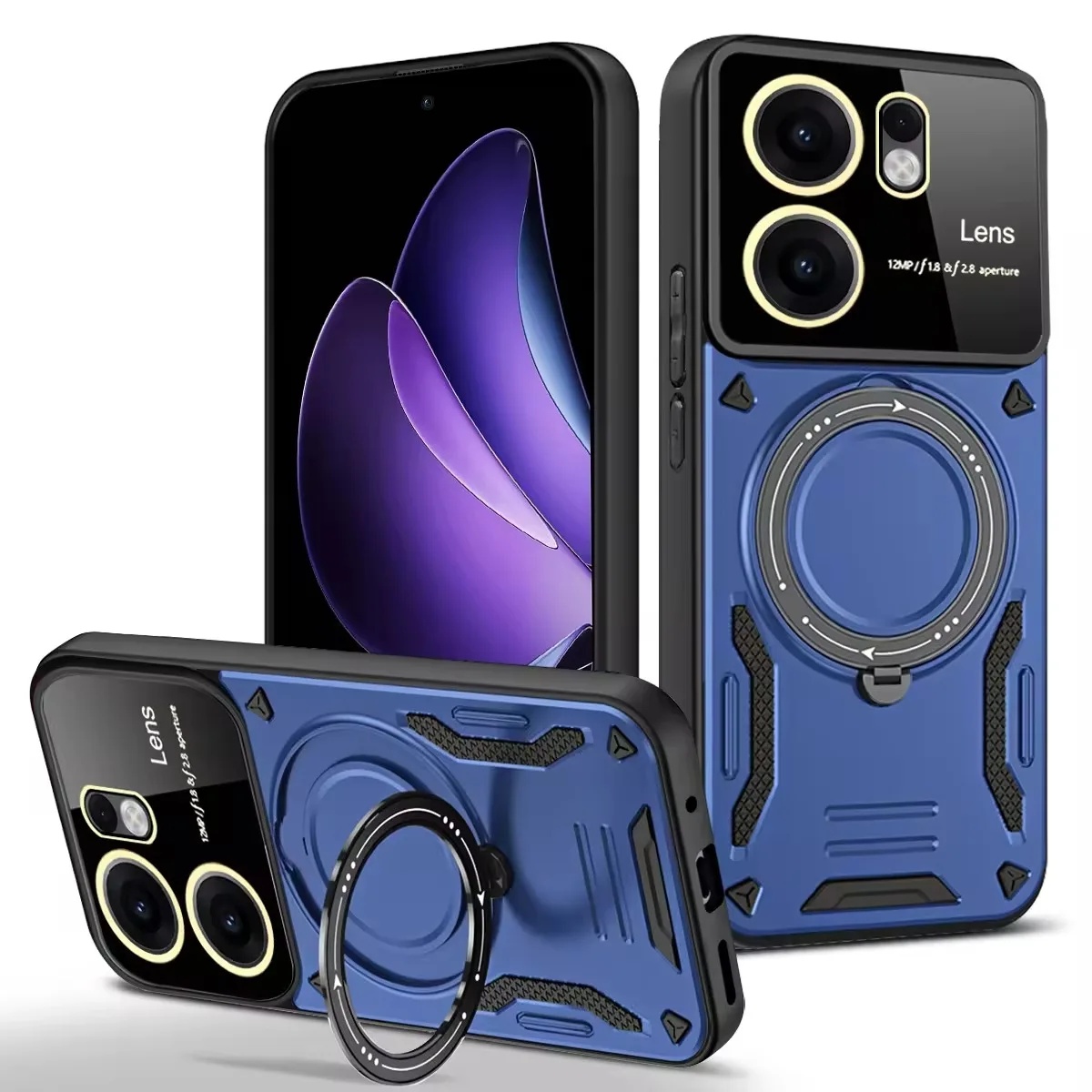 Camera Lens Protector - OPPO Reno 15、14、13、12 Pro、15F、14F、13F、12F、A6 Pro、A6x、A5、A5x、4G、5G、360用 °