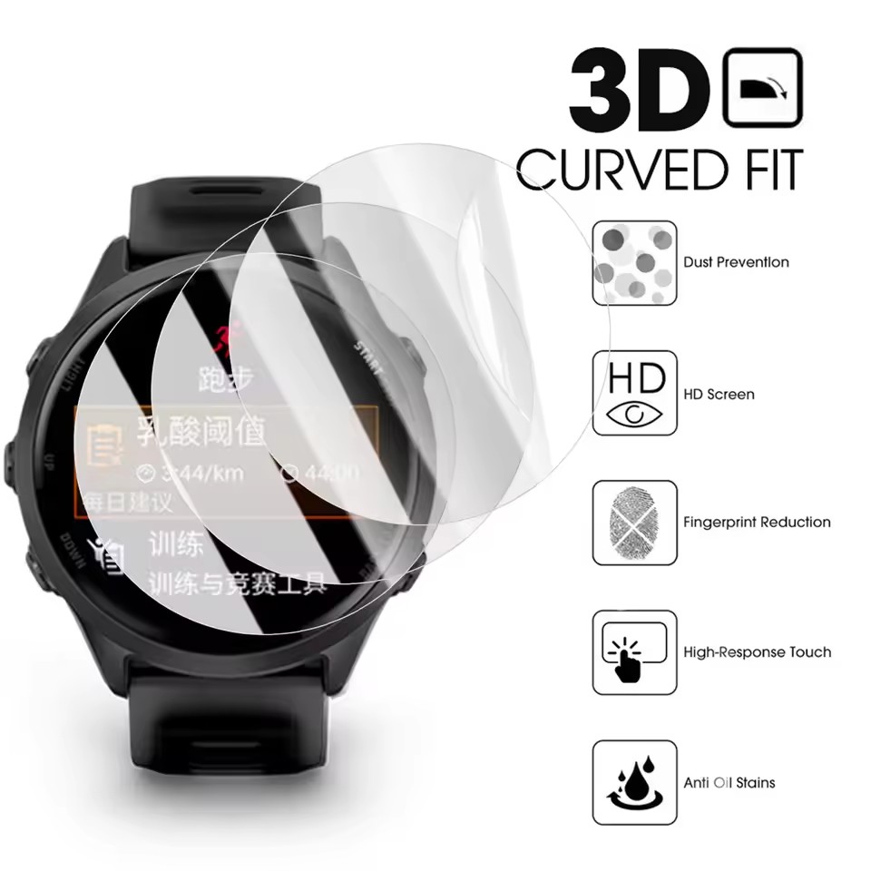 1-3 個のヒドロゲルフィルムガーミンフェニックス 8 51 - Smartwatch Screen Film のレビューと価格