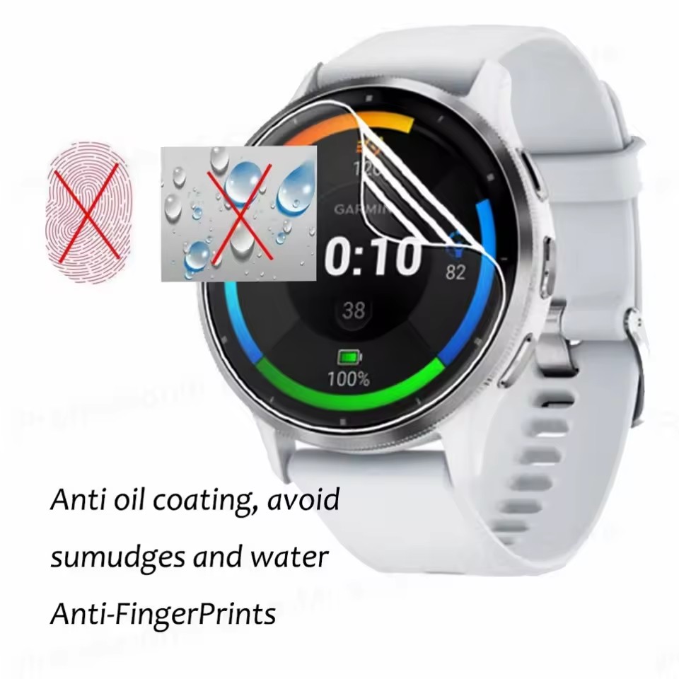 1-5 個の時計ハイドロゲルフィルムガーミン Venu 4  - Hydrogel Screen Protector のレビューと価格
