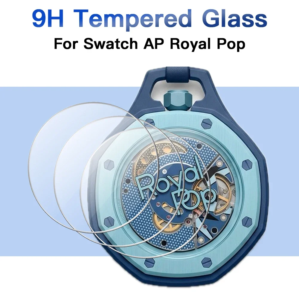 強化ガラススウォッチ X AP ロイヤルポップ懐中時計スクリ - Smartwatch Screen Film のレビューと価格