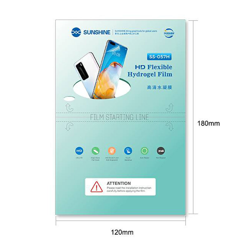 サンシャインSS-057HハイドロゲルフィルムHDマットプラ - Screen Protector Cutter のレビューと価格
