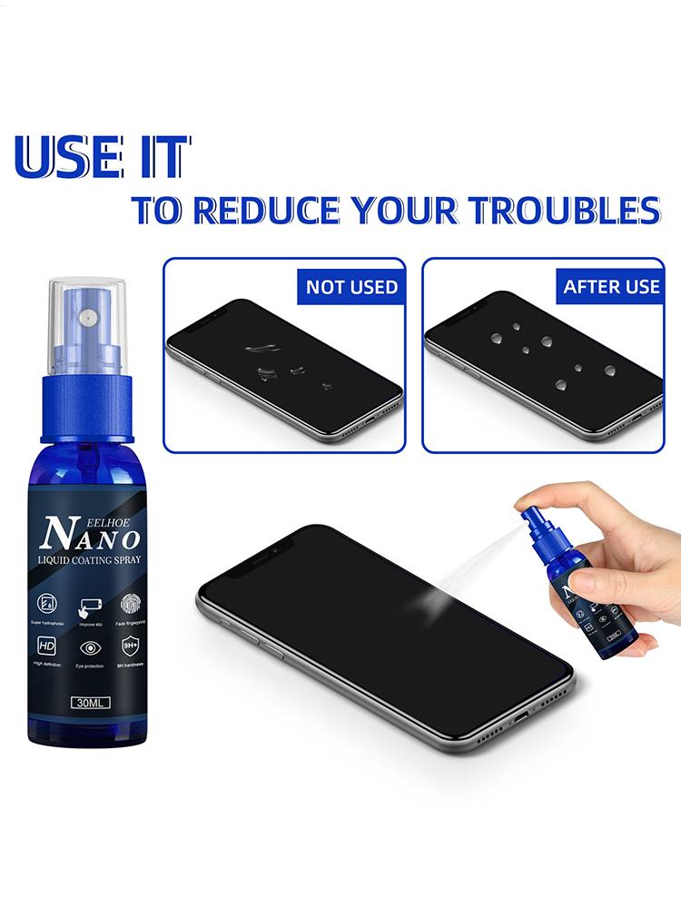 液体スクリーンプロテクター スプレー スクリーン 疎水性コー - Oleophobic Coating Spray のレビューと価格