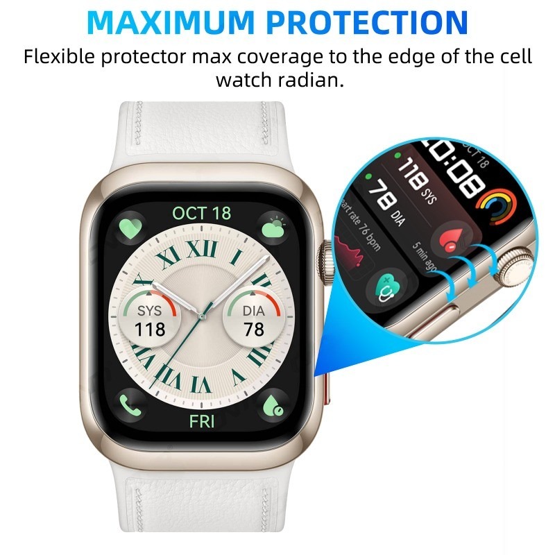 TPU ソフト保護フィルム Huawei Watch D2  - Flexible Tpu Film のレビューと価格