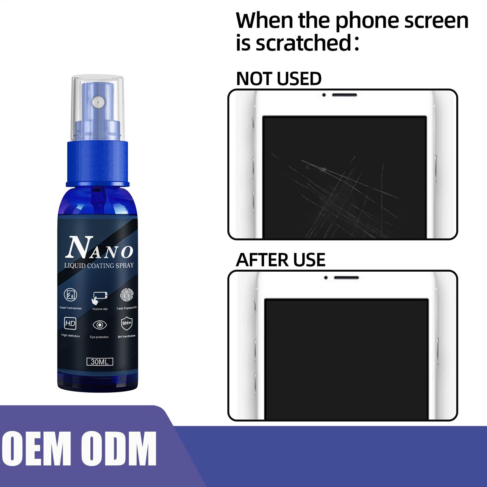 アンチスクラッチコーティング保護スプレー疎水性疎油性スクリー - Oleophobic Coating Spray のレビューと価格