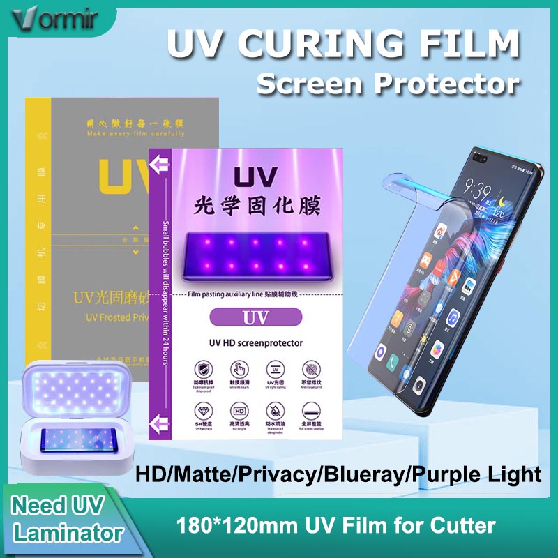 VORMIR UVガラス製携帯電話スクリーン保護フィルム、ハ - Screen Protector Cutter のレビューと価格