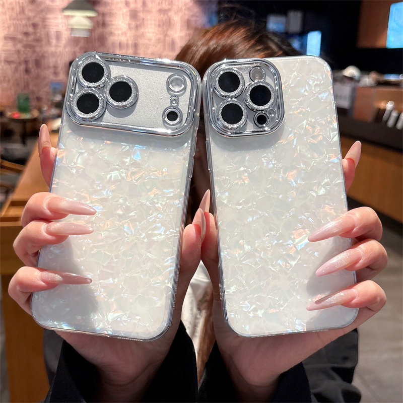 シェルパターンのスマホケース、ラインストーンカメラレンズプロ - Camera Lens Protector のレビューと価格