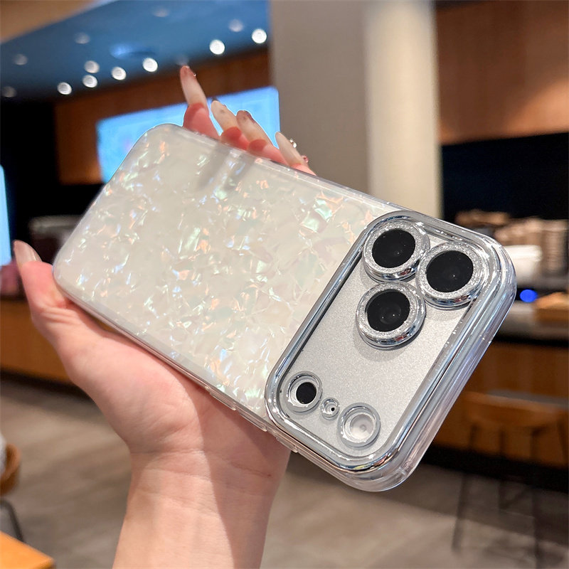 シェルパターンのスマホケース、ラインストーンカメラレンズプロ - Camera Lens Protector のレビューと価格