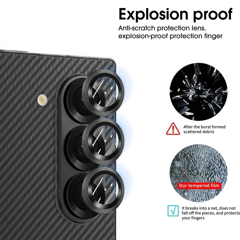 Samsung Z Fold 7 カメラ保護フィルム 9H強 - Tempered Glass Screen 9H のレビューと価格