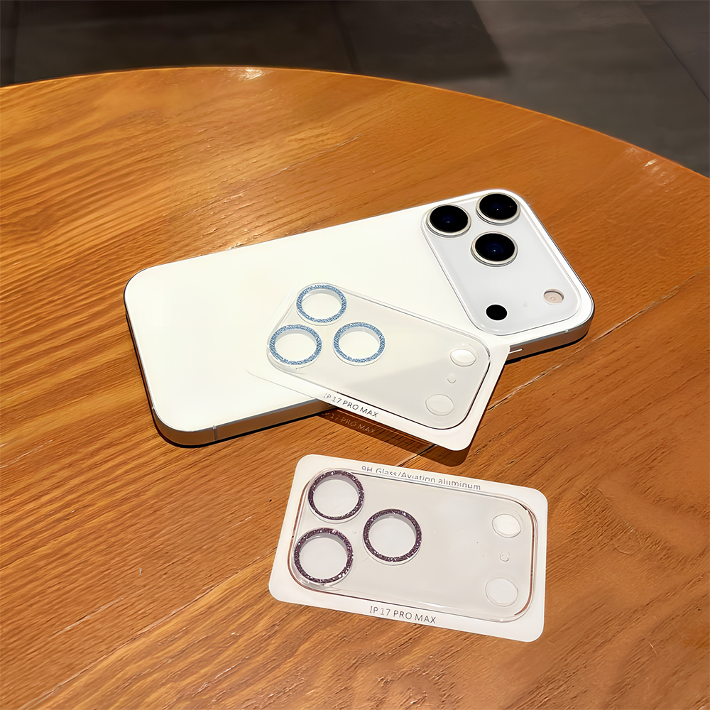 2個入り ブリンググリッター スクリーン＆カメラレンズプロテ - Tempered Glass Screen 9H のレビューと価格