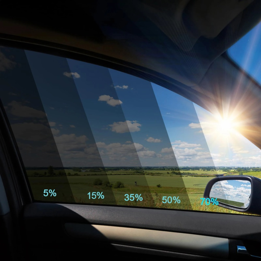 車窓用ティントフィルム 50x500cm 1-70% VLT - Privacy Screen Protector のレビューと価格