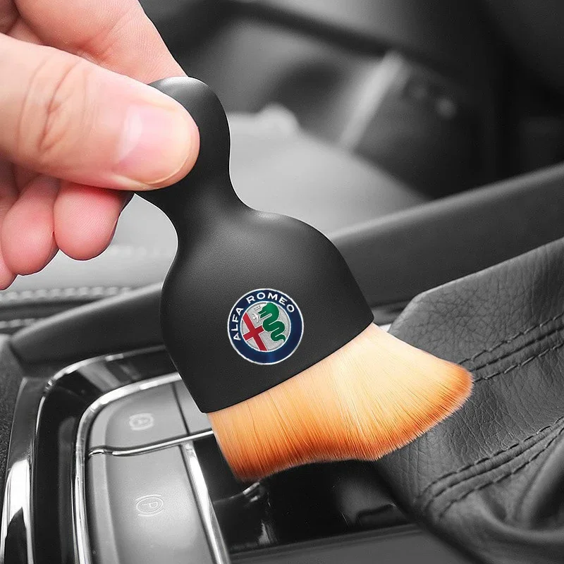 車のステッカーアルファロメオカースタイリングインテリアクリー - Dust Removal Sticker のレビューと価格