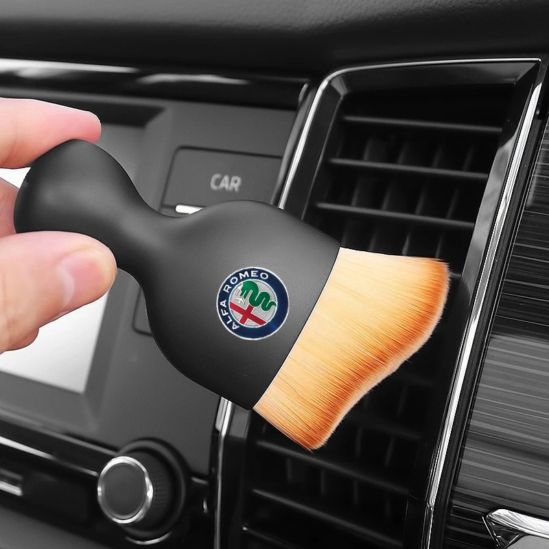 車のステッカーアルファロメオカースタイリングインテリアクリー - Dust Removal Sticker のレビューと価格