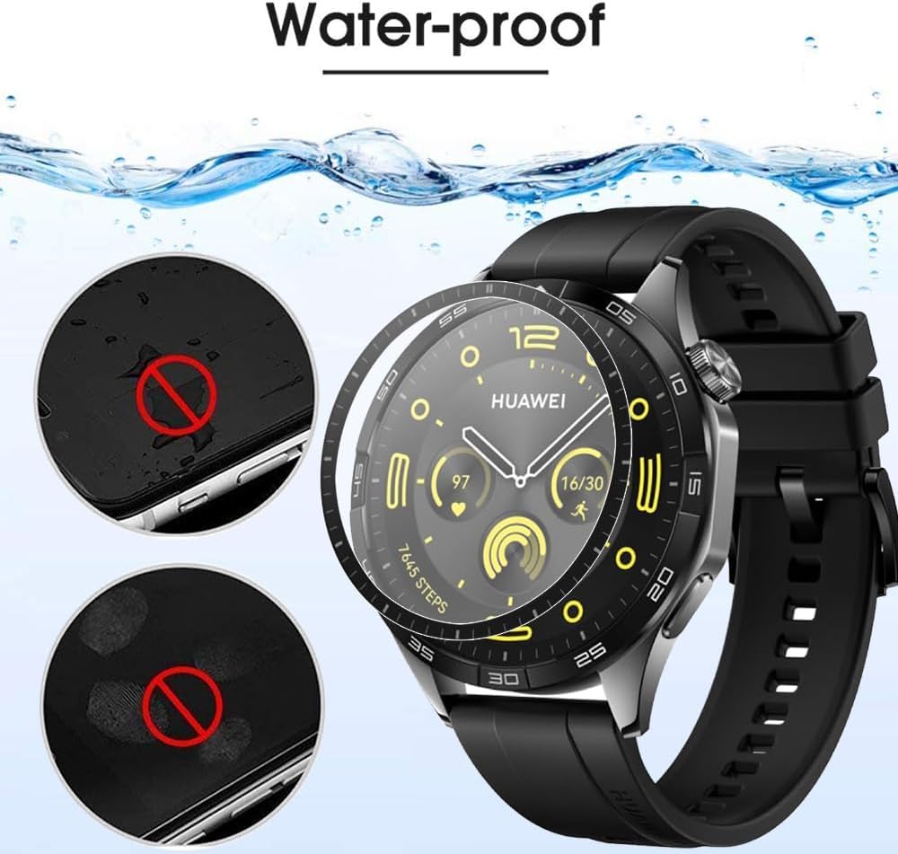 Huawei Watch,gt5pro,4,3,2,2e用の - Curved Edge Screen のレビューと価格