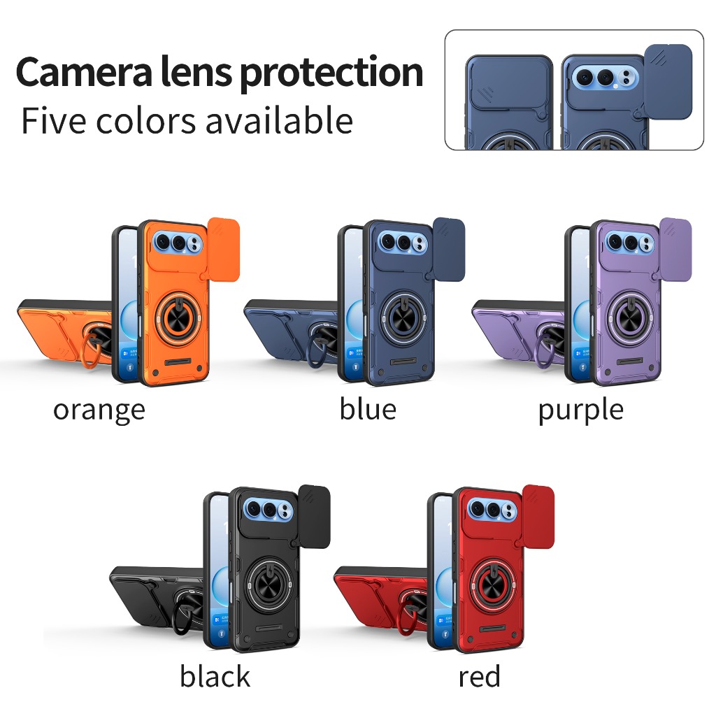スライドカメラレンズプロテクター360 °   リングホルダ - Camera Lens Protector のレビューと価格