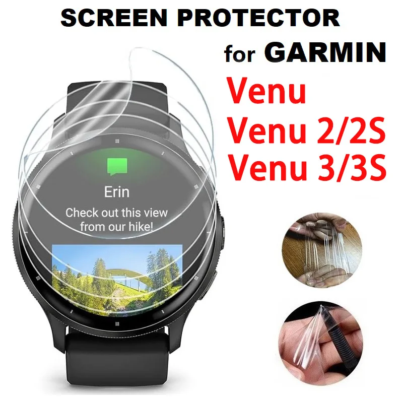 ヒドロゲルフィルムガーミン Venu 3 3s 2 2s 保 - Hydrogel Screen Protector のレビューと価格