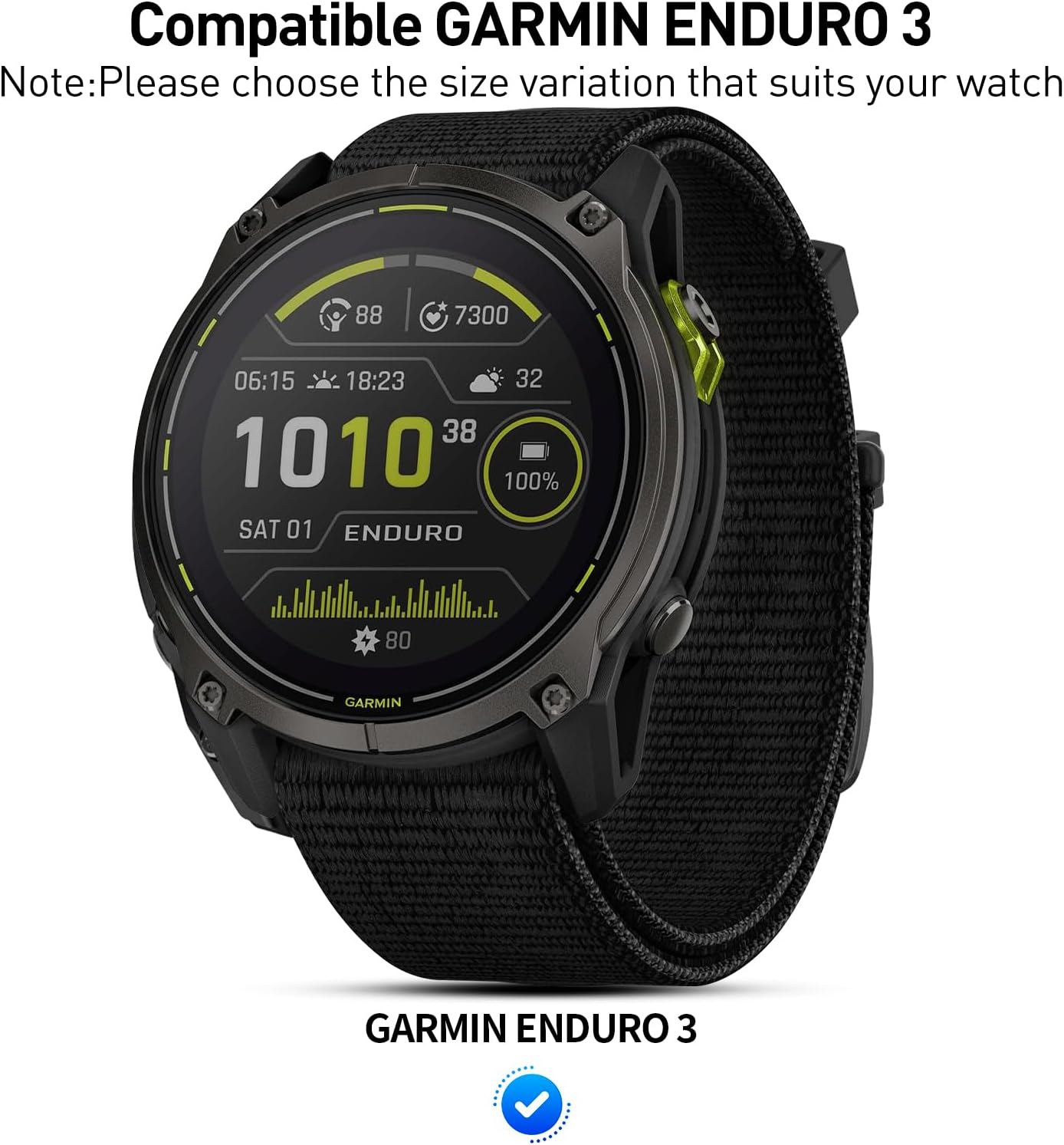 強化ガラスフィルムガーミンエンデューロ 3 スマートウォッチ - Smartwatch Screen Film のレビューと価格