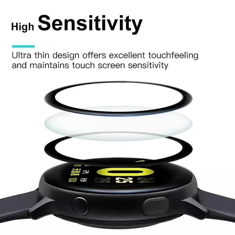 20Dスクリーンプロテクター三星銀河時計アクティブ2 40ミ - Curved Edge Screen のレビューと価格