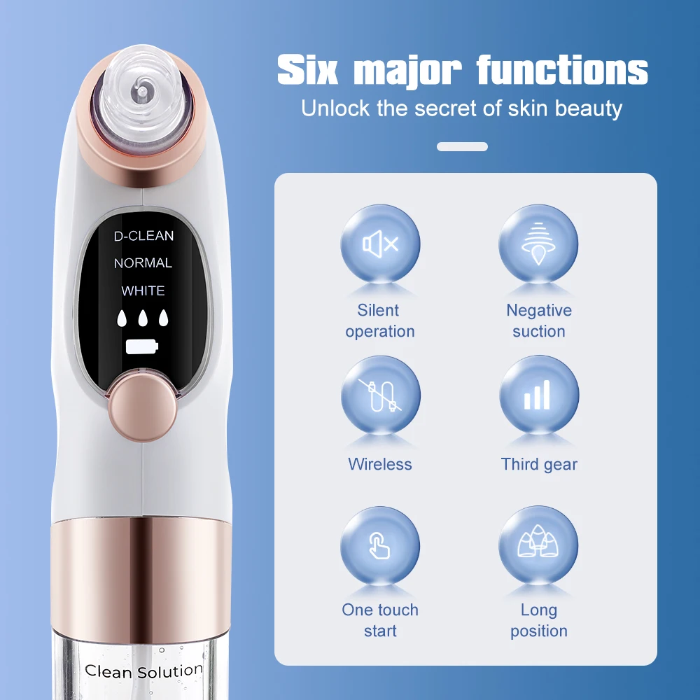 電気小さな泡にきび除去 USB 水サイクル毛穴にきびにきび除 - Air Bubble Remover のレビューと価格