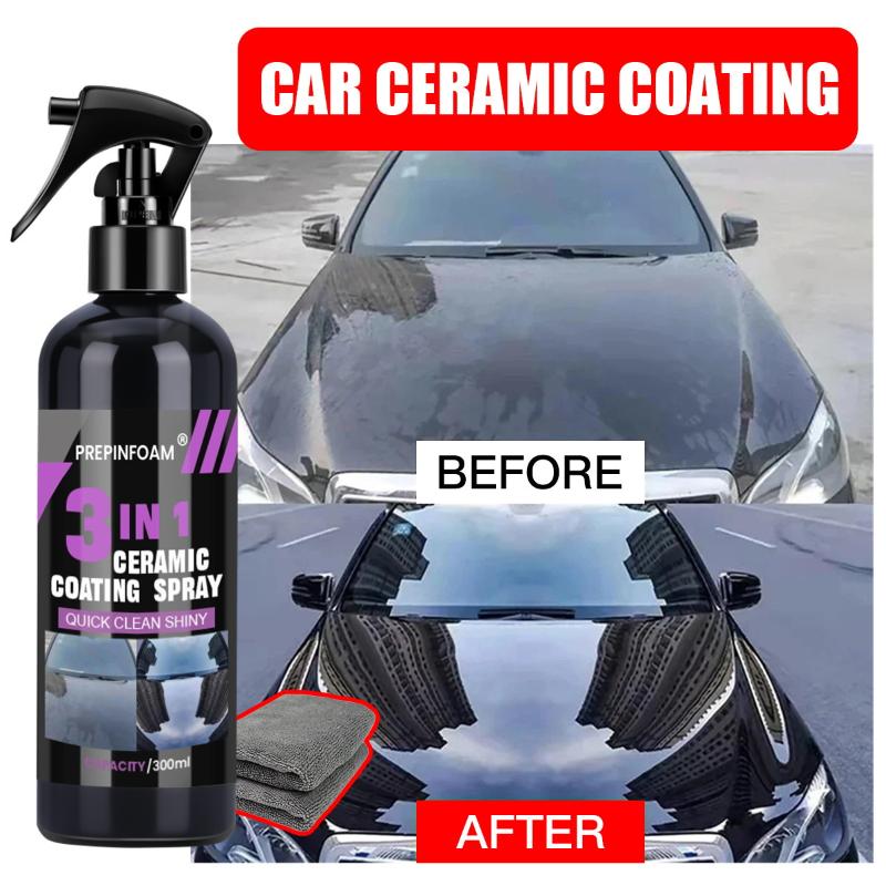 3 in 1 カーセラミック液体コーティングスプレー ナノク - Nano Liquid Coating のレビューと価格