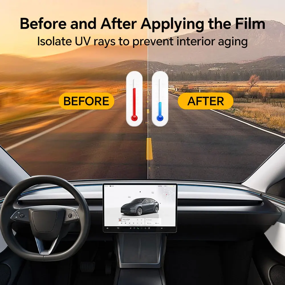 テスラ モデルY ジュニパー 2025 2026用 カット済 - Glass Protector Auto のレビューと価格
