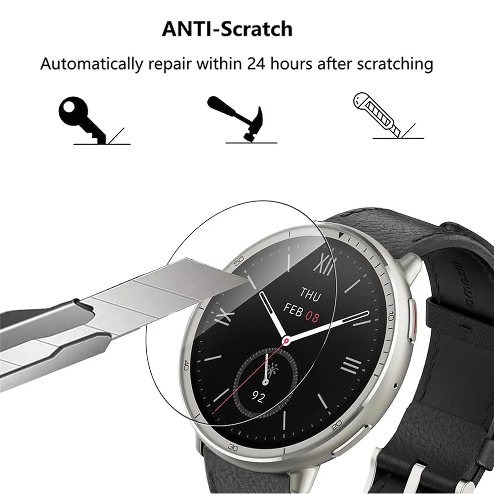 1-3 個湾曲したソフトエッジ保護フィルム Amazfit  - Curved Edge Screen のレビューと価格