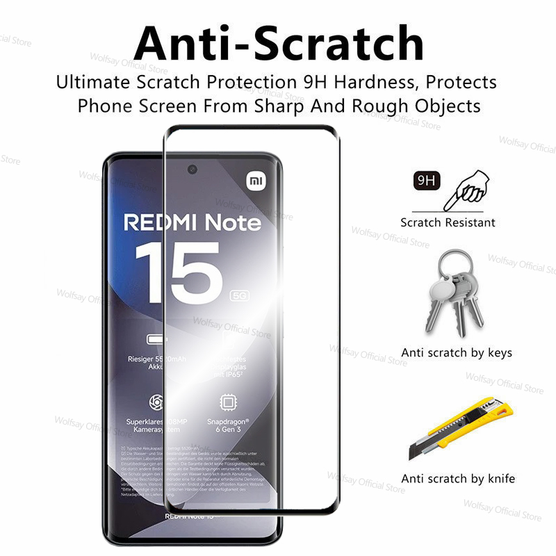 2/4 個 3D 曲面ガラス Xiaomi Redmi No - Curved Edge Screen のレビューと価格