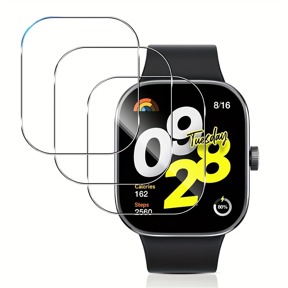 3-5 個プレミアム強化ガラス Xiaomi Redmi W - Smartwatch Screen Film のレビューと価格