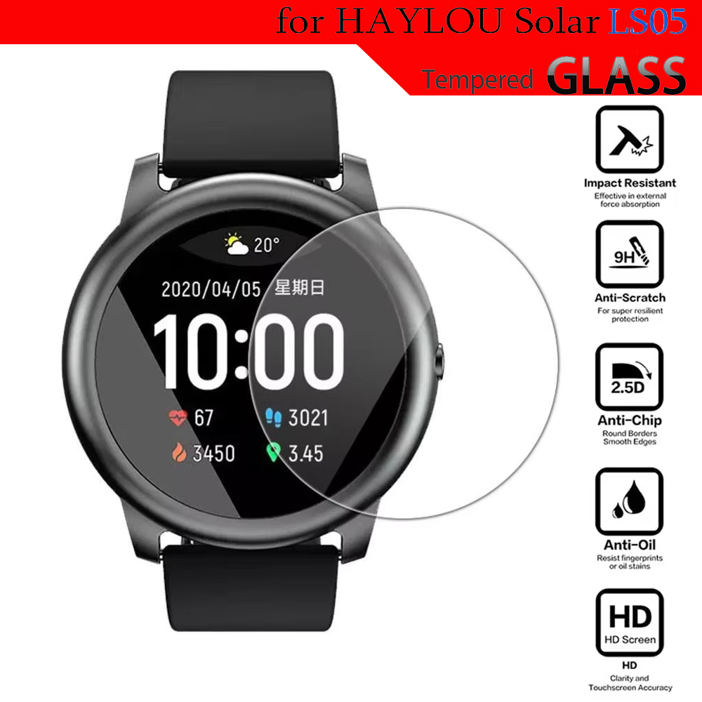 強化ガラス HayLou ソーラー LS05 スマートウォッ - Smartwatch Screen Film のレビューと価格