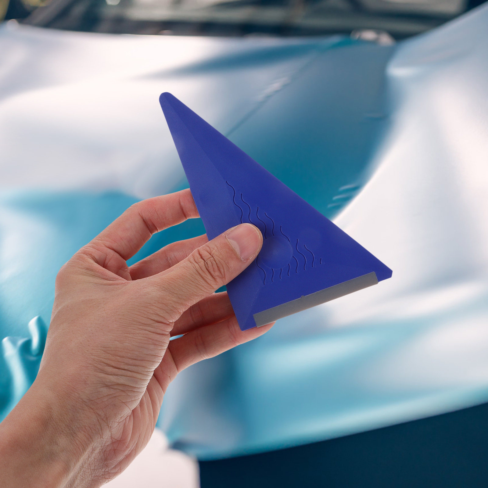 自動車フィルムスクレーパー 三角形カーフィルムスキージー バ - Air Bubble Remover のレビューと価格