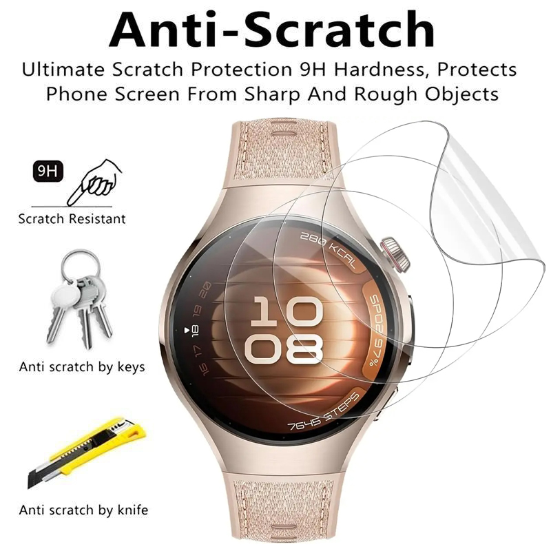 Huawei Watch 5 42mm/46mm用ハイドロゲ - Hydrogel Screen Protector のレビューと価格