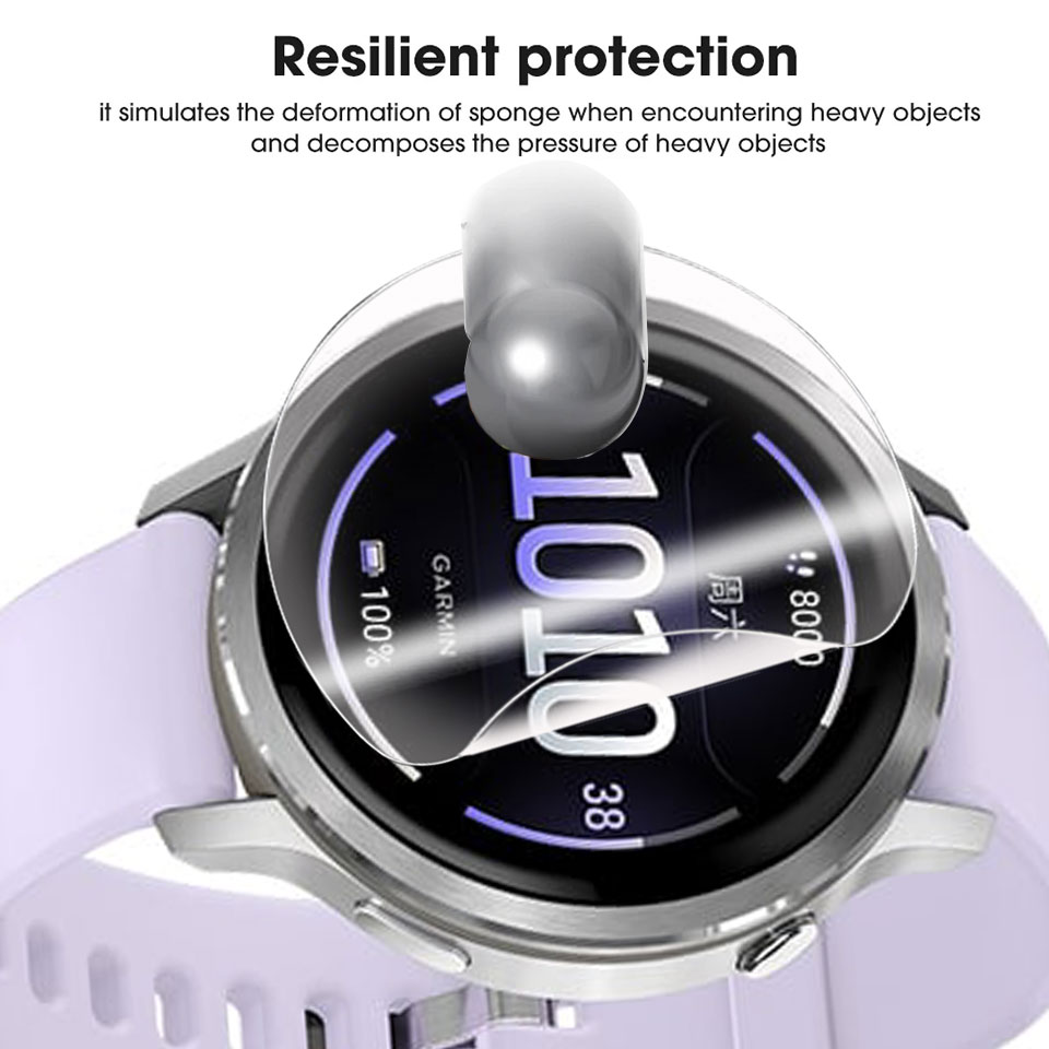 ガーミン Venu 4 45mm 41mm 用ソフトハイドロ - Hydrogel Screen Protector のレビューと価格