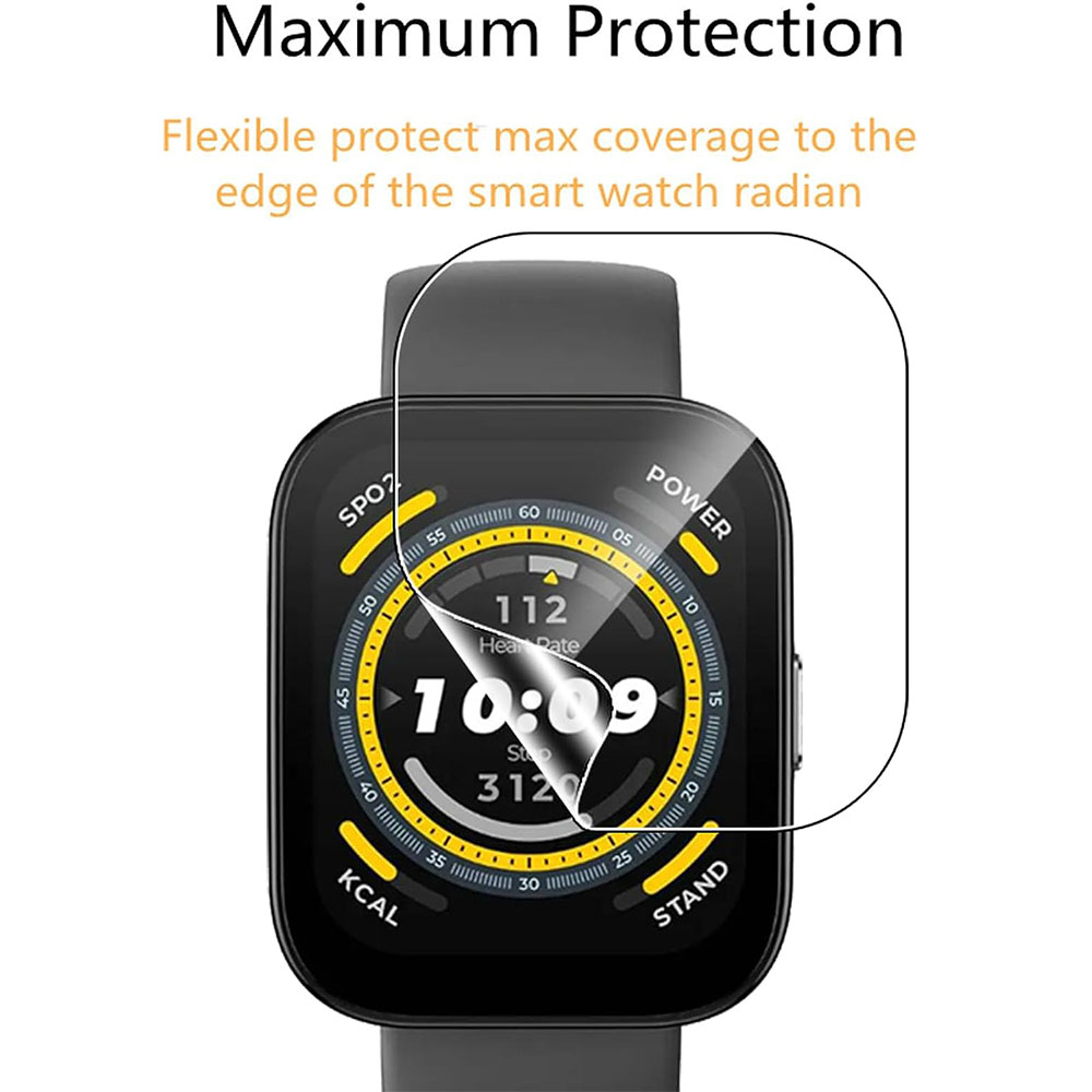3 個クリア HD フィルムスクリーンプロテクター Huam - Smartwatch Screen Film のレビューと価格