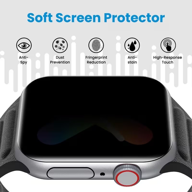 2枚入り プライバシー ハイドロゲルフィルム Apple W - Privacy Screen Protector のレビューと価格
