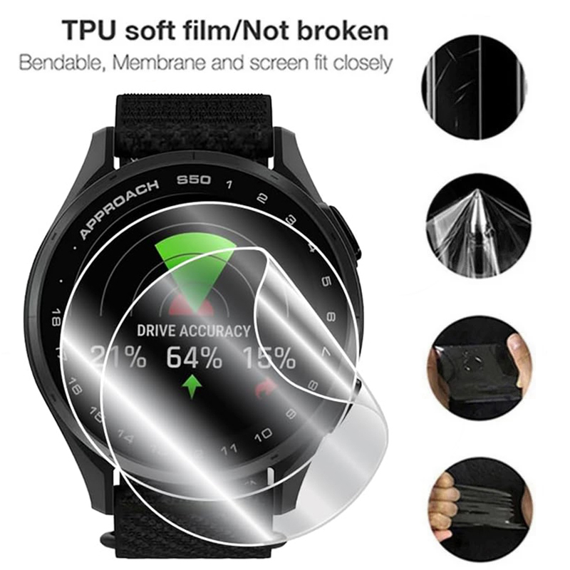 スクリーンプロテクターガーミンアプローチ S50 時計カバー - Hydrogel Screen Protector のレビューと価格
