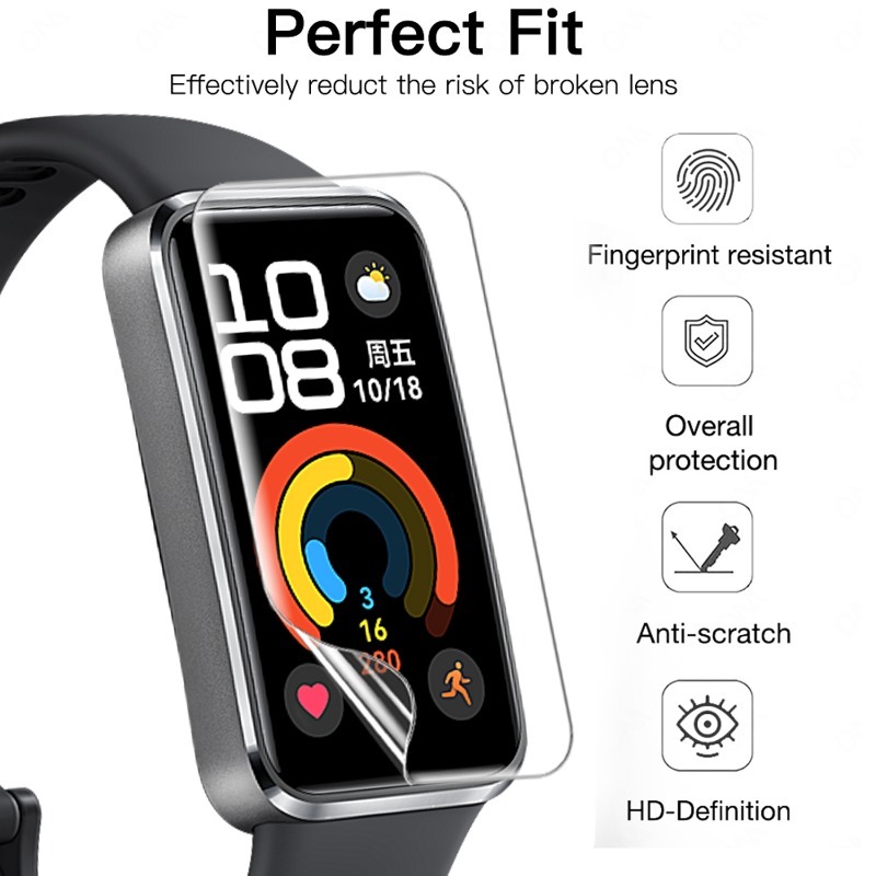 Huawei Band 9 10用保護ハイドロゲルフィルム  - Anti Blue Light Film のレビューと価格
