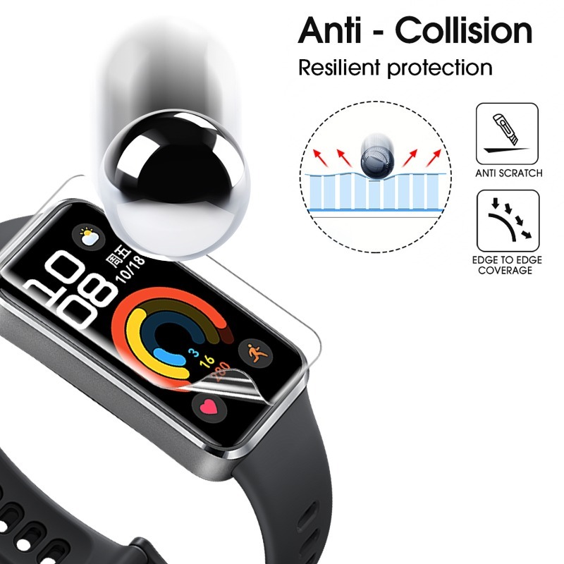 Huawei Band 9 10用保護ハイドロゲルフィルム  - Anti Blue Light Film のレビューと価格