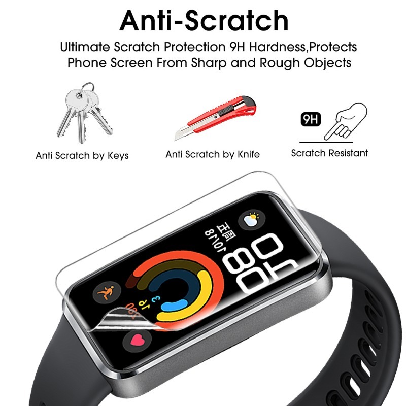 Huawei Band 9 10用保護ハイドロゲルフィルム  - Anti Blue Light Film のレビューと価格